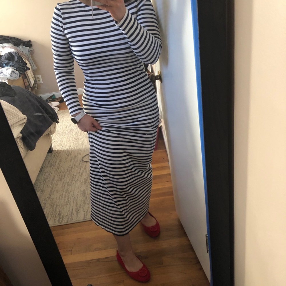 J. Crew striped dress